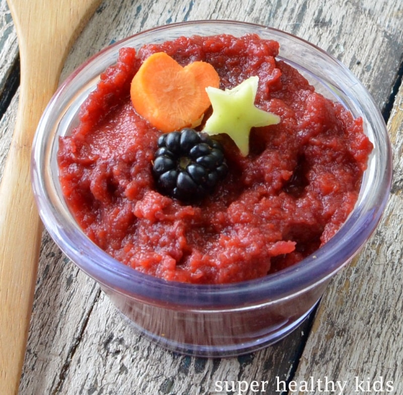 CarrotBerry Applesauce Super Healthy Kids